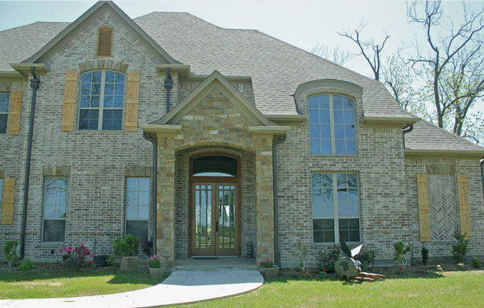 Custom Home in Dallas Texas - Entry Detail